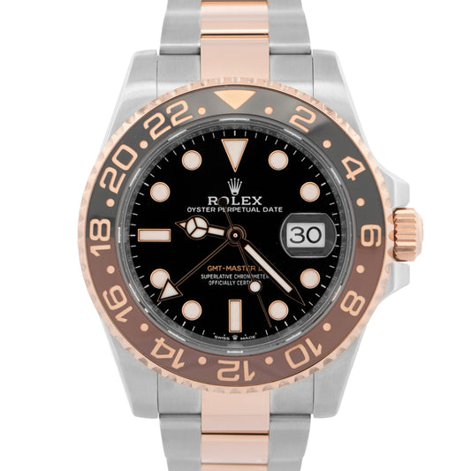 2024 PAPERS Rolex GMT-Master II ROOT BEER Brown 18K Gold 40mm 126711 CHNR BOX