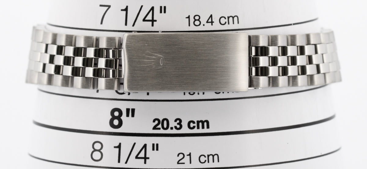 Rolex DateJust 68274 Silver Tapestry Midsize 18K Steel Jubilee 31mm Watch Box