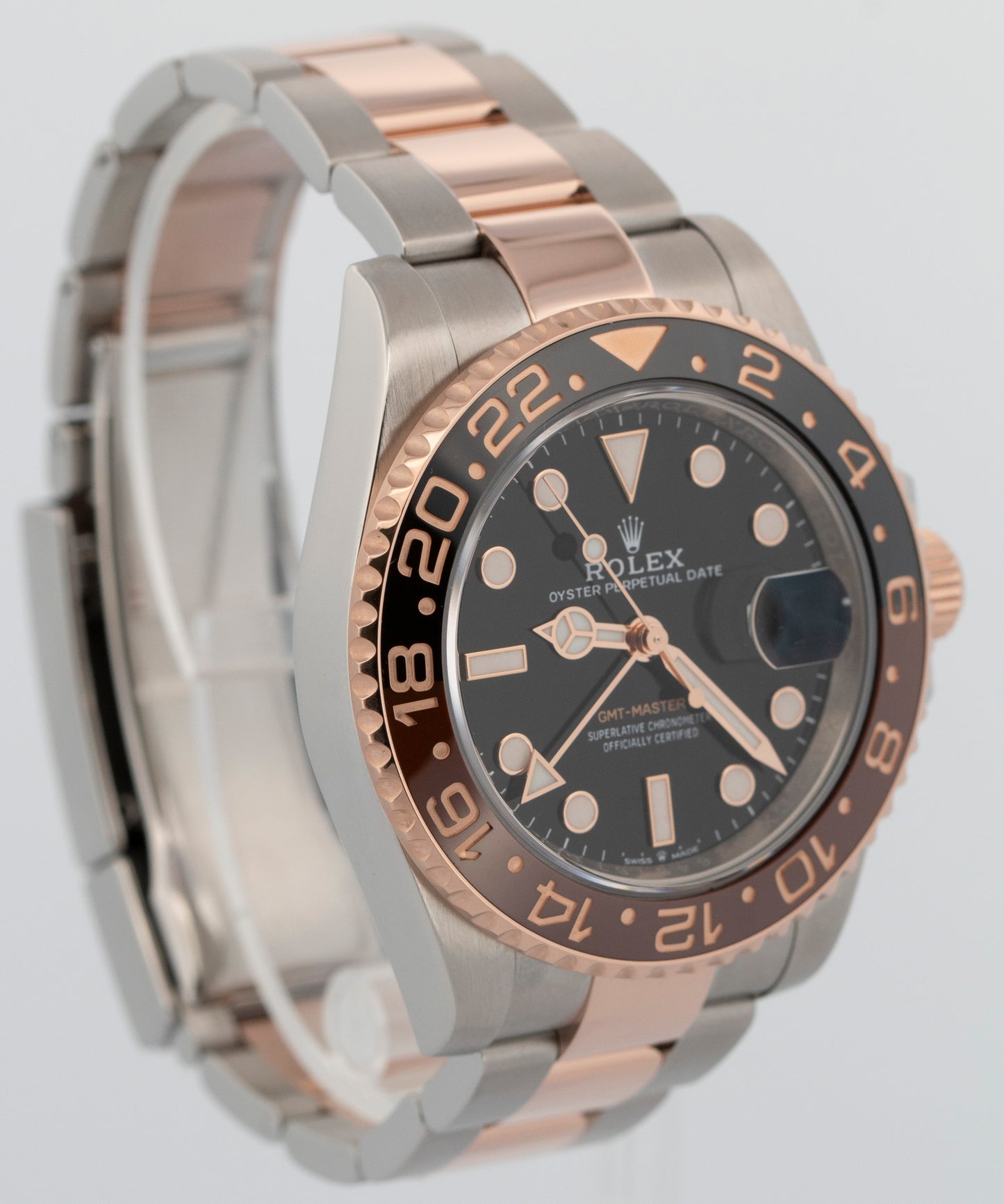 2024 PAPERS Rolex GMT-Master II ROOT BEER Brown 18K Gold 40mm 126711 CHNR BOX