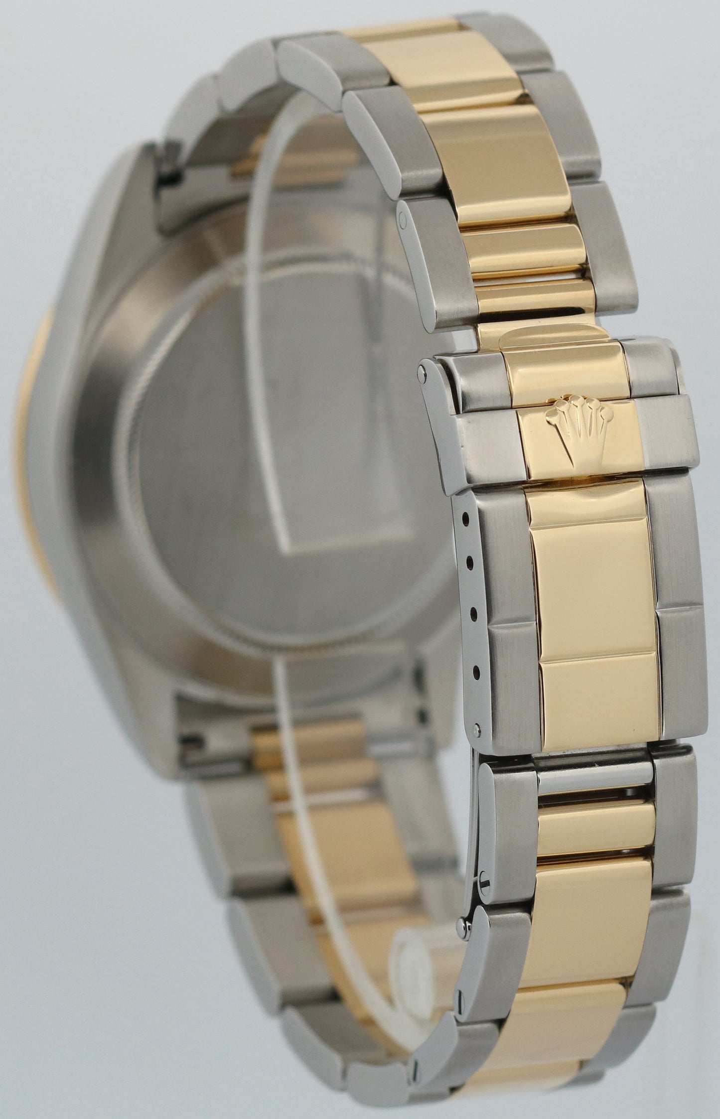 Rolex Daytona Cosmograph 40mm WHITE Two-Tone 18K Yellow Gold Steel Watch 16523