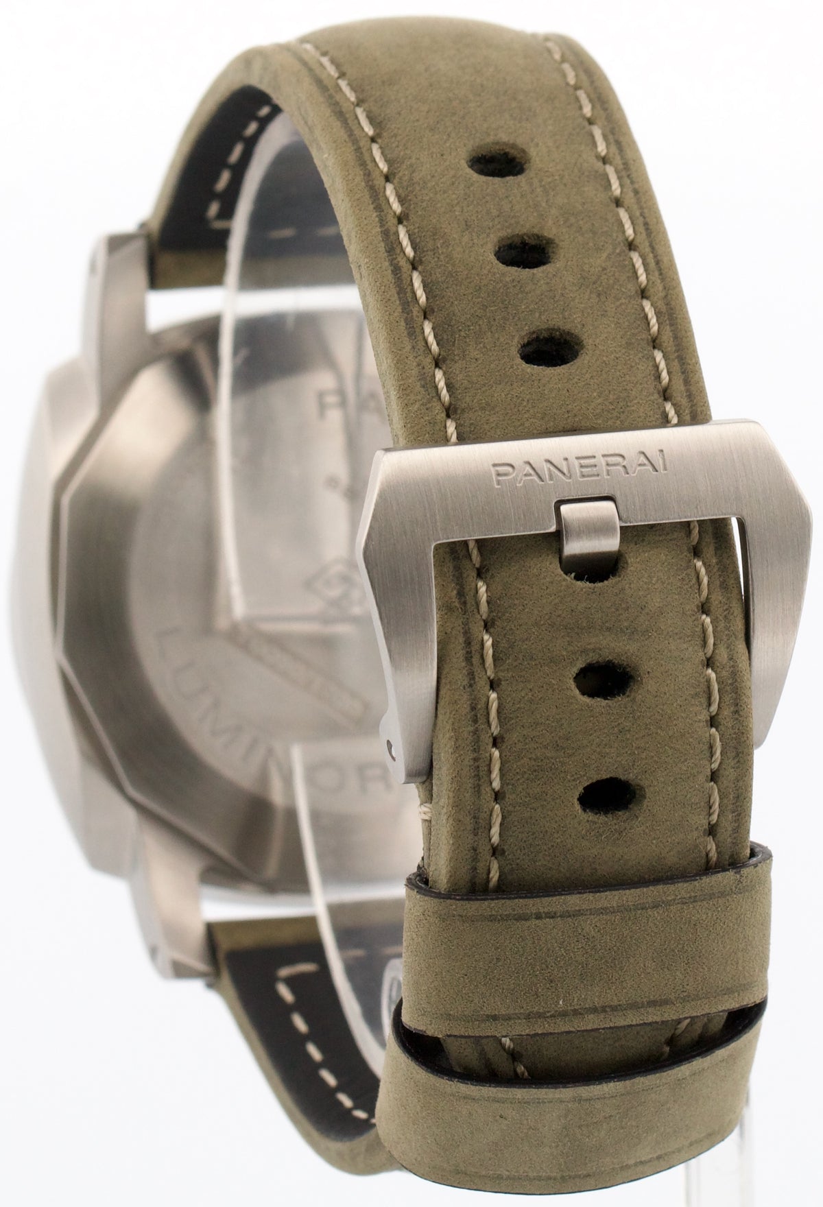 2022 Panerai Luminor Marina PAM01356 eSteel Verde Smeraldo Green 44mm Box Papers