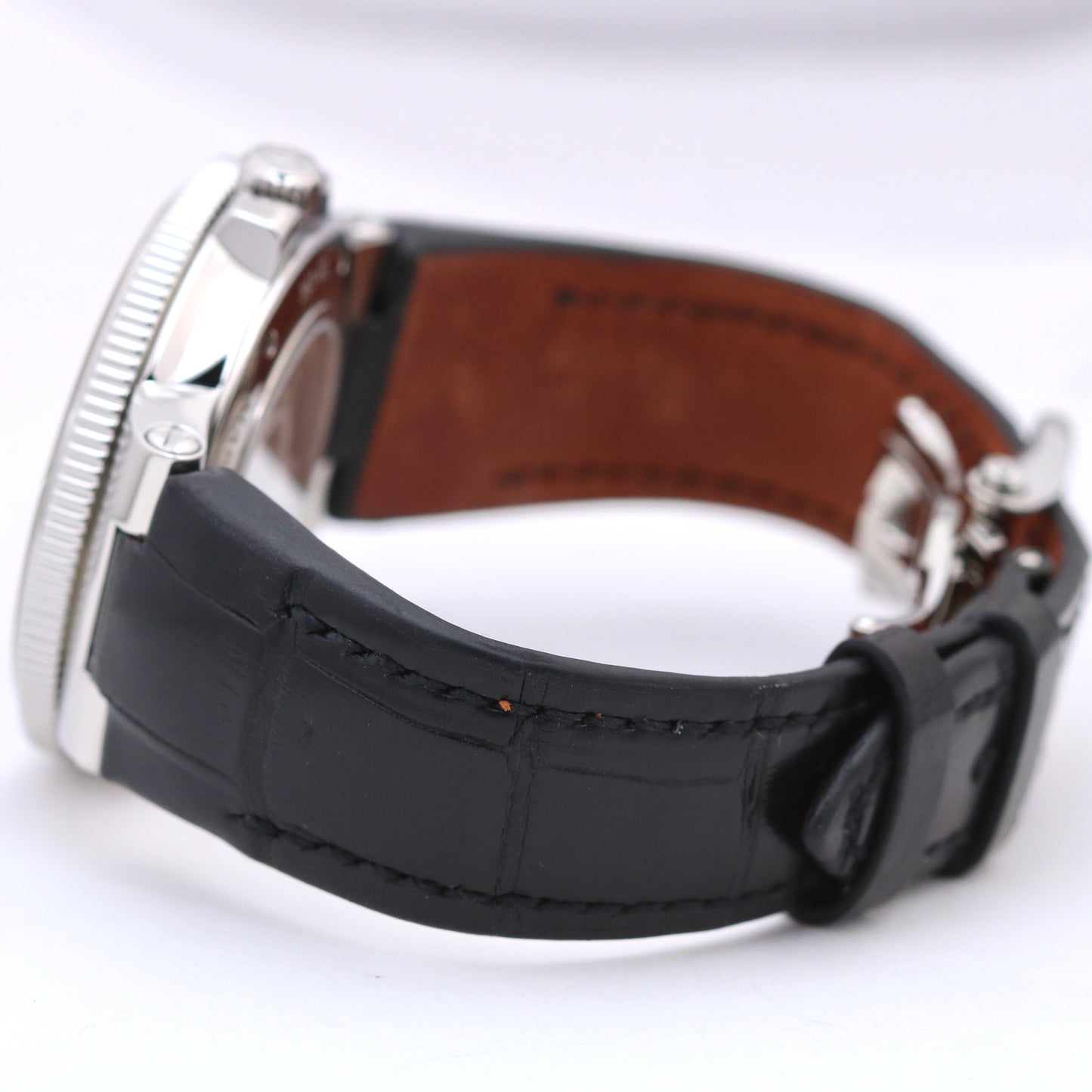 Ulysse Nardin Maxi Marine Chronometer 43mm Black Steel Leather 263-67 BOX