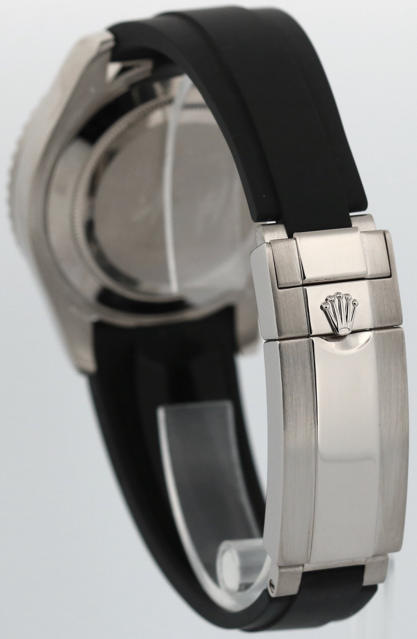 Rolex Yacht-Master BLACK 18K White Gold Oysterflex Rubber 42mm 226659 BOX