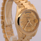 Rolex Day-Date President 118208 Champagne Wave 18K Yellow Gold 36mm Watch Box