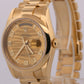 Rolex Day-Date President 118208 Champagne Wave 18K Yellow Gold 36mm Watch Box
