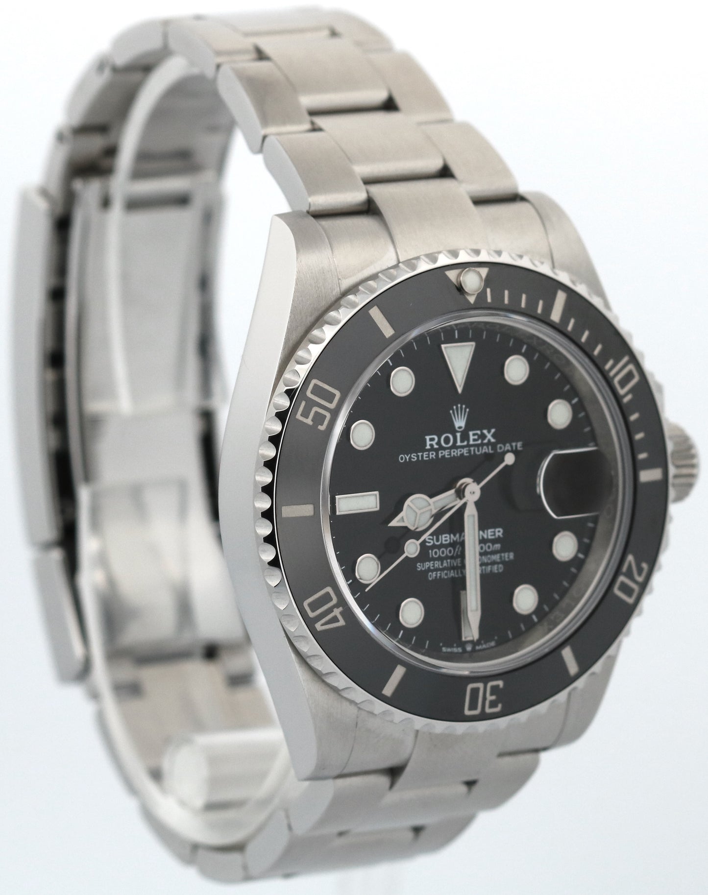 2023 PAPERS Rolex Submariner 41 Steel BLACK Ceramic 41mm 126610 LN Watch BOX