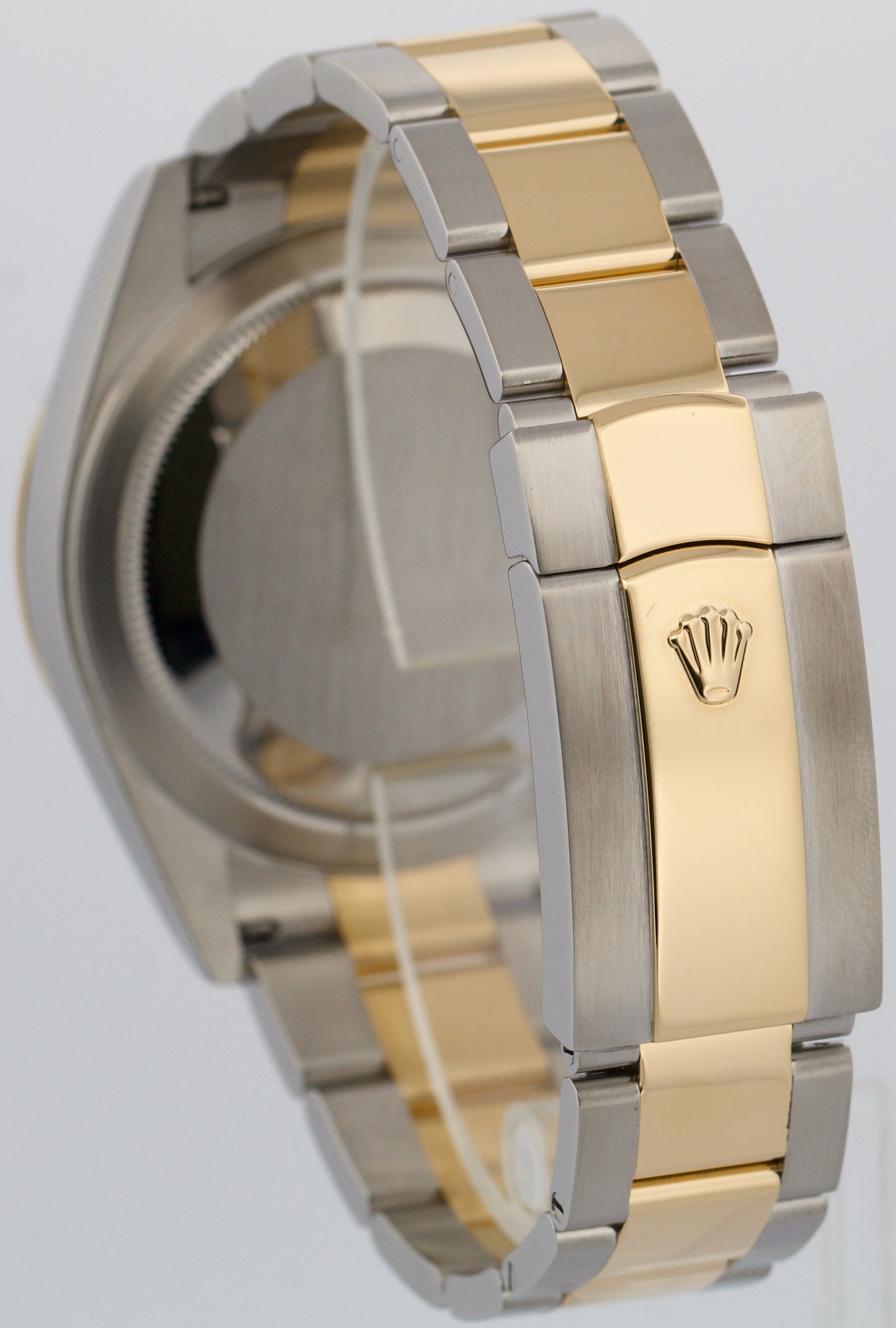 PAPERS Rolex Sky-Dweller CHAMPAGNE 18K Yellow Gold Steel OYSTER 42mm 326933 BOX