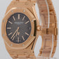 Audemars Piguet Royal Oak 16202OR 18K Rose Gold Ombre Extra Thin 39mm Box Papers