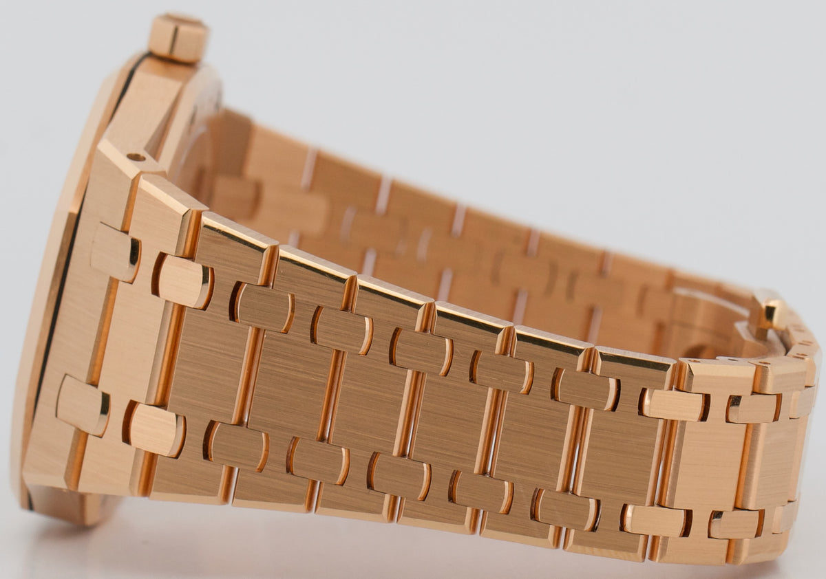 Audemars Piguet Royal Oak 16202OR 18K Rose Gold Ombre Extra Thin 39mm Box Papers