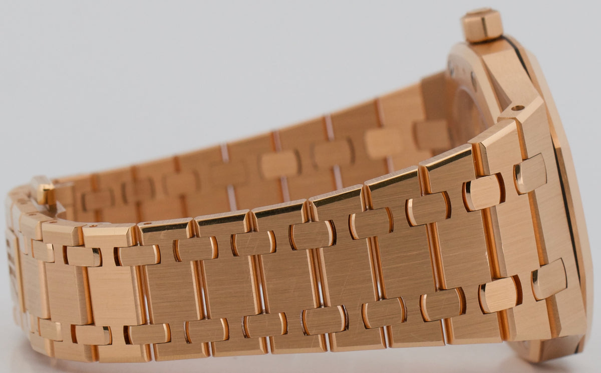 Audemars Piguet Royal Oak 16202OR 18K Rose Gold Ombre Extra Thin 39mm Box Papers
