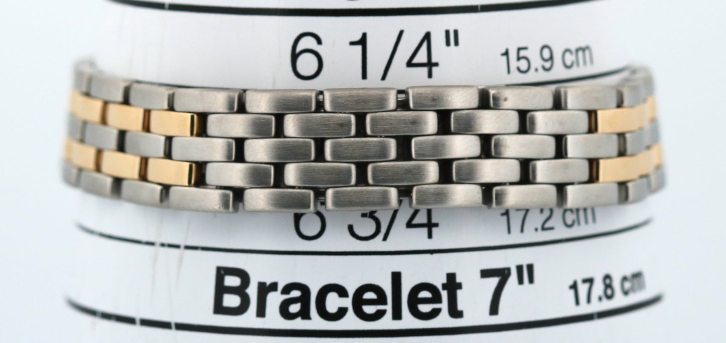 Ladies Cartier Panthere DIAMOND 18K Yellow Gold Steel Roman 22mm Quartz 112000R