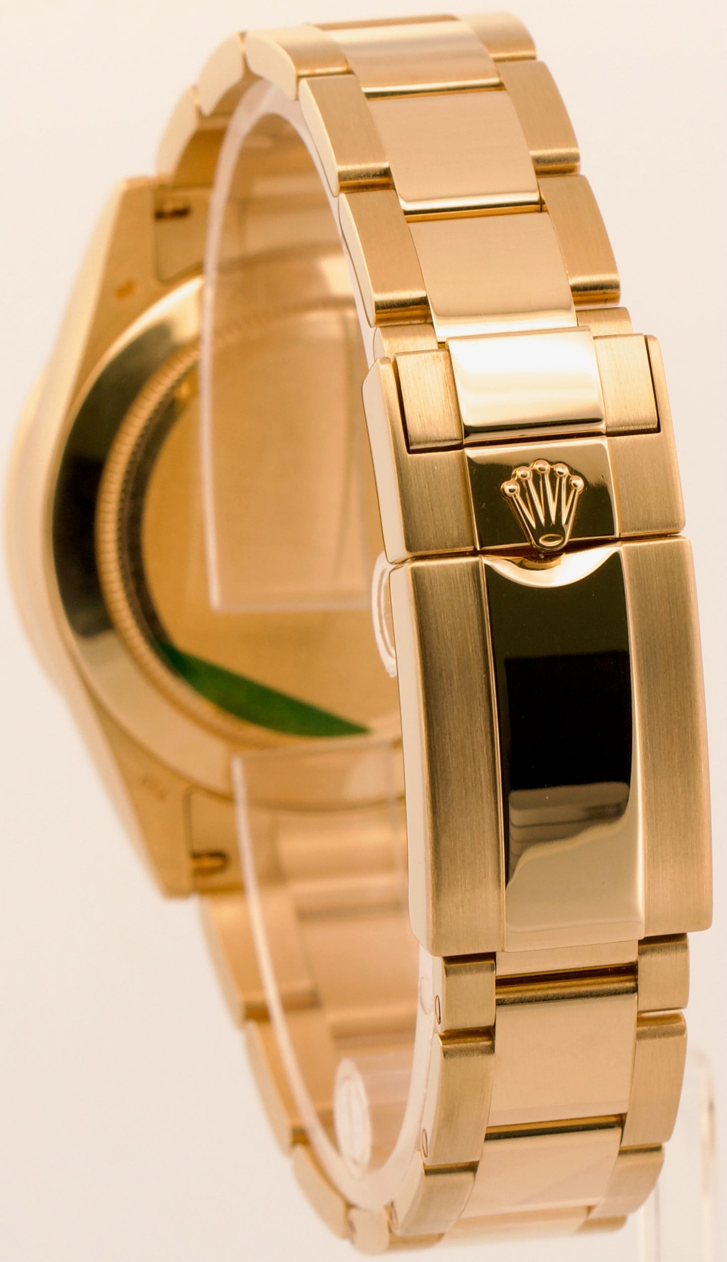 2018 PAPERS Rolex Daytona GREEN JOHN MAYER 40mm 18K Yellow Gold 116508 Watch BOX