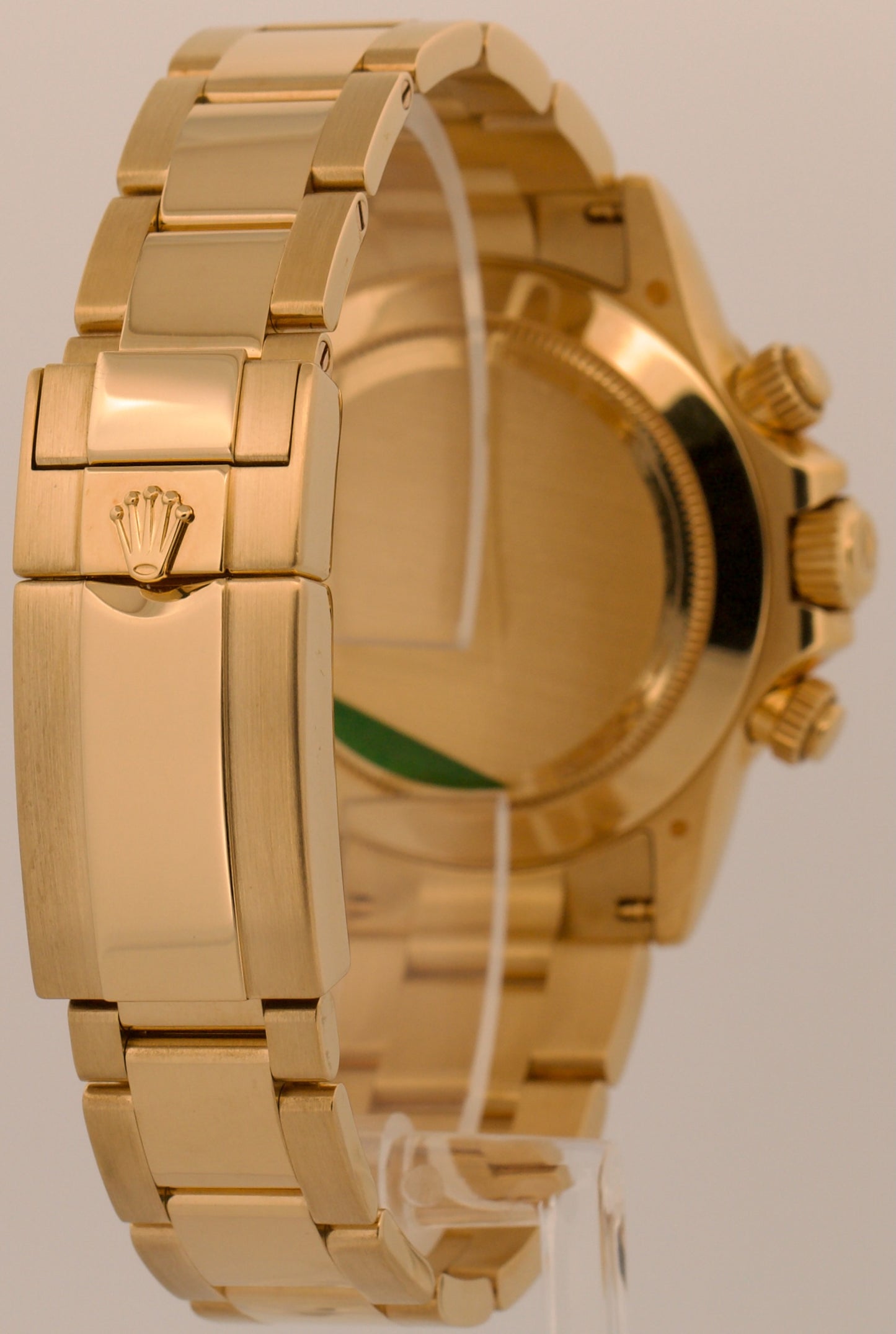 2018 PAPERS Rolex Daytona GREEN JOHN MAYER 40mm 18K Yellow Gold 116508 Watch BOX