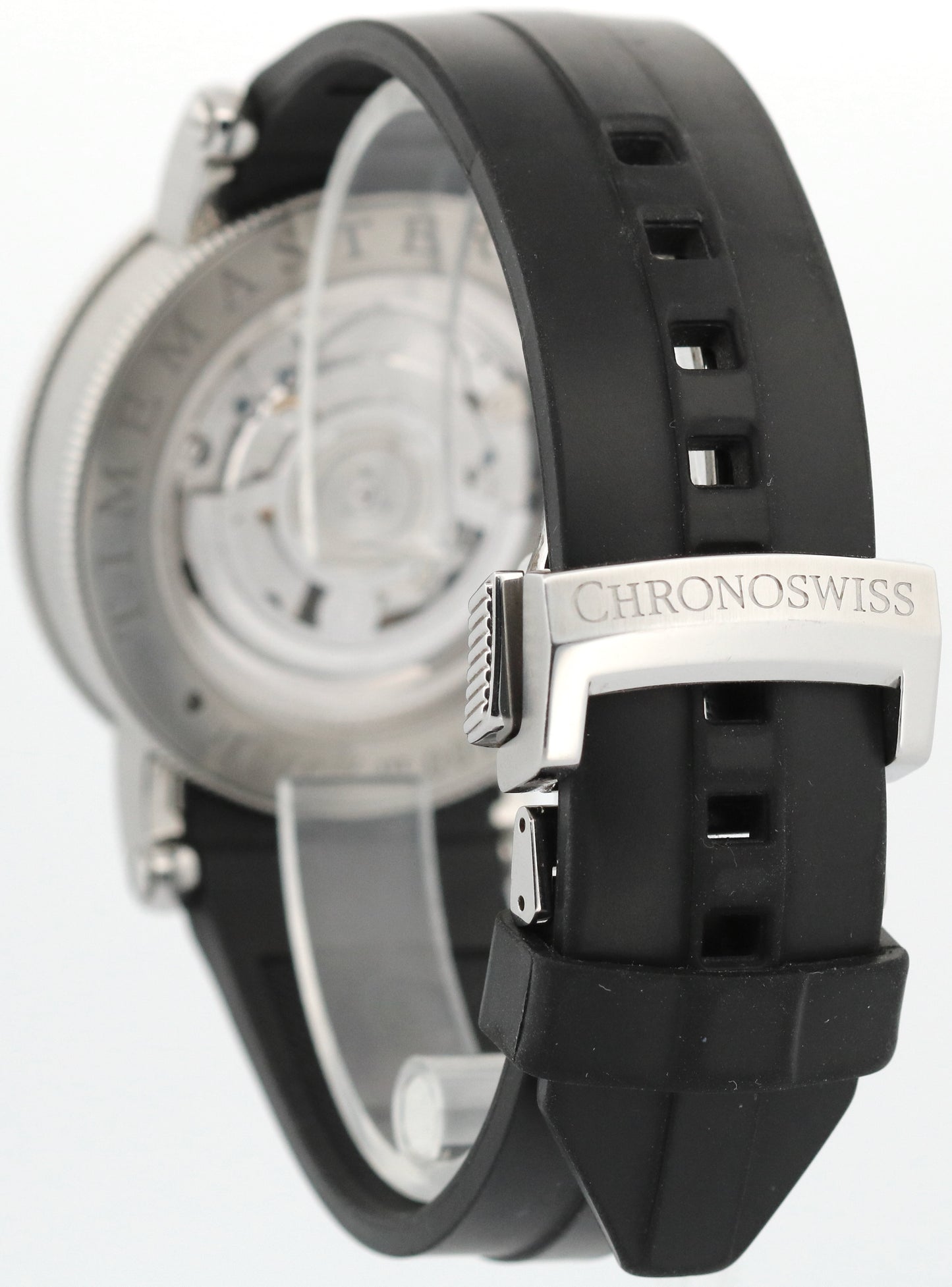Chronoswiss Timemaster Big Date 44mm Stainless Steel Rubber CH-3533ST Watch