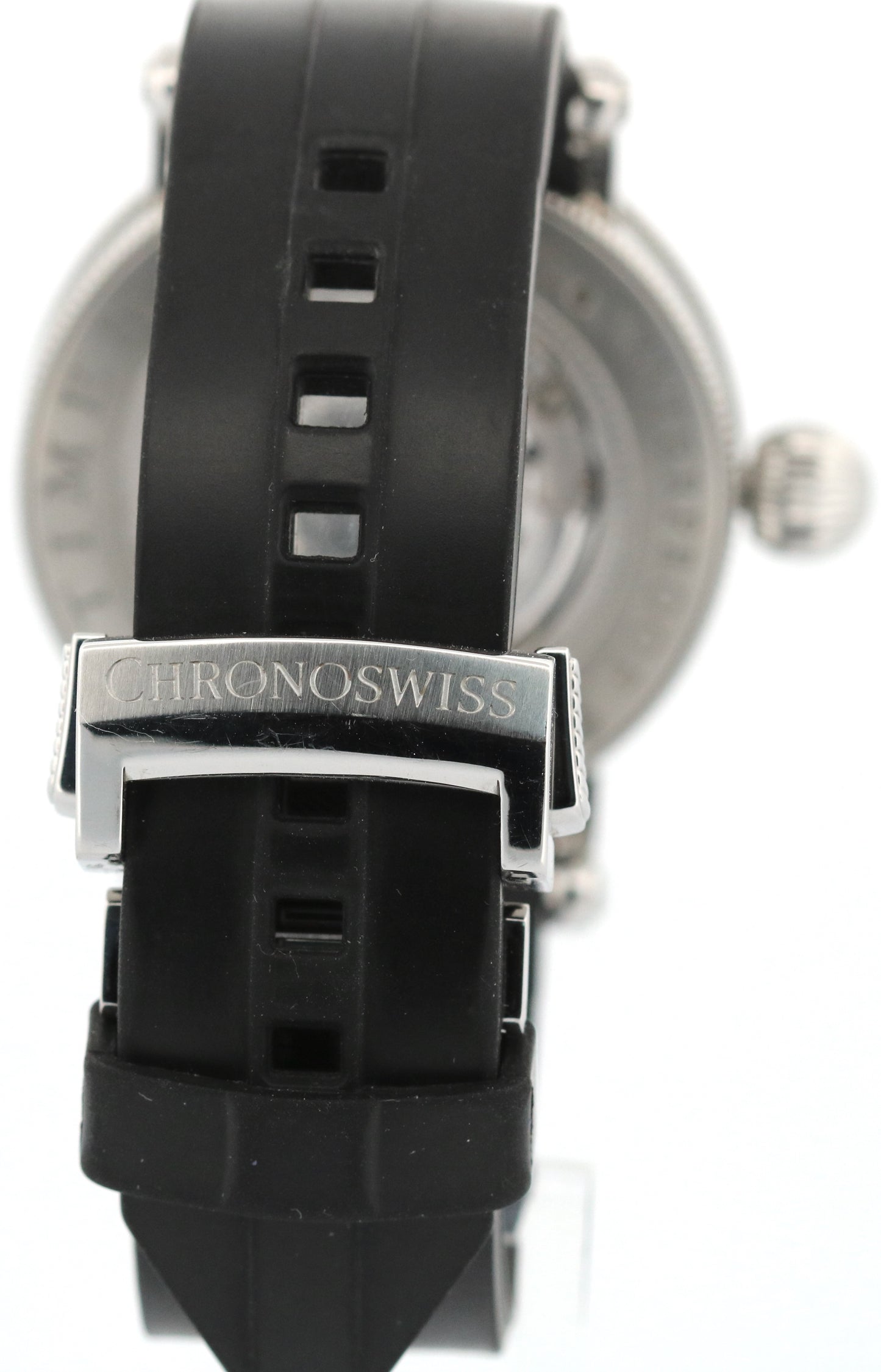 Chronoswiss Timemaster Big Date 44mm Stainless Steel Rubber CH-3533ST Watch