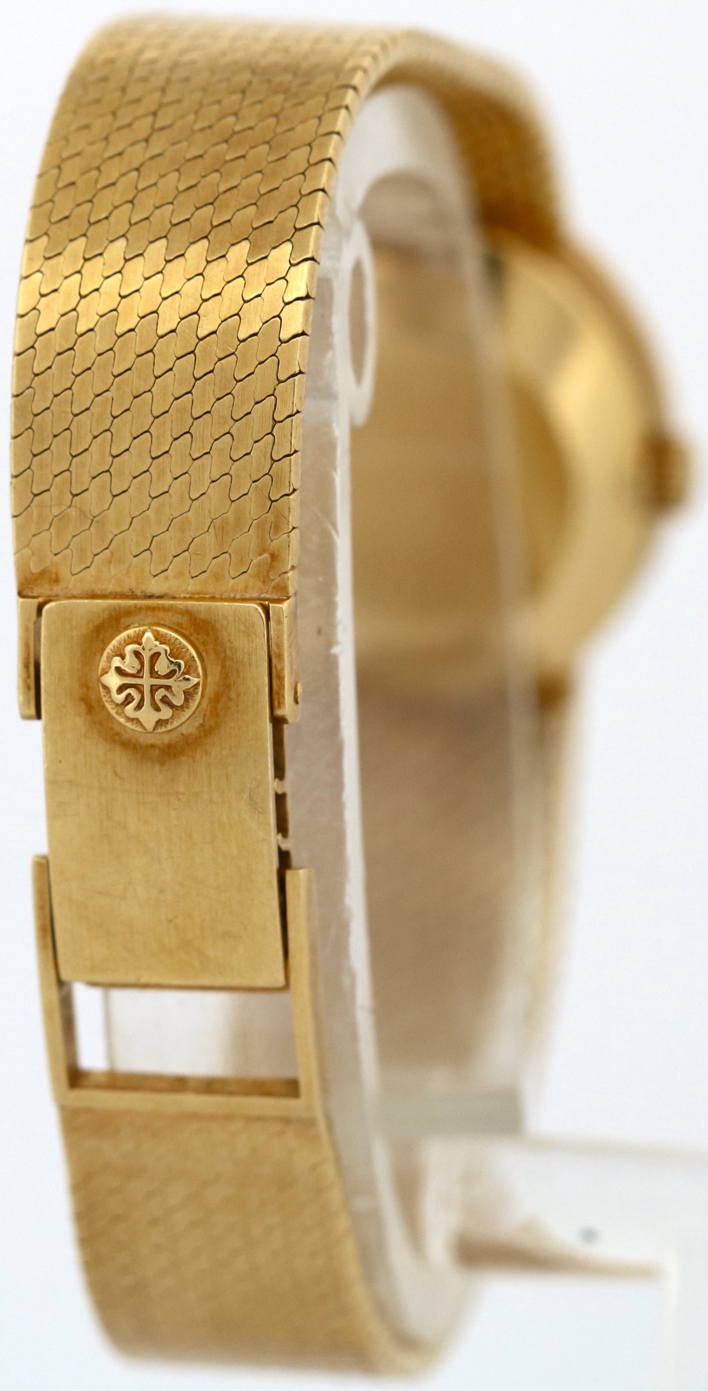 VINTAGE Ladies Patek Philippe Ellipse CHAMPAGNE 18K Yellow Gold 20mm Manual 3351