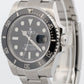 Rolex Submariner Date BLACK Ceramic Stainless Steel Dive 40mm 116610 LN Watch