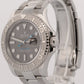 2023 PAPERS Rolex Yacht-Master Steel Platinum RHODIUM 40mm 126622 YM1 Watch BOX