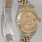 Ladies Rolex DateJust Two-Tone 18K Gold Steel CHAMPAGNE Jubilee 26mm Watch 79173