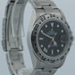 PAPERS Rolex Explorer II 40mm BLACK Steel NO-HOLES Red GMT Watch 16570 BOX