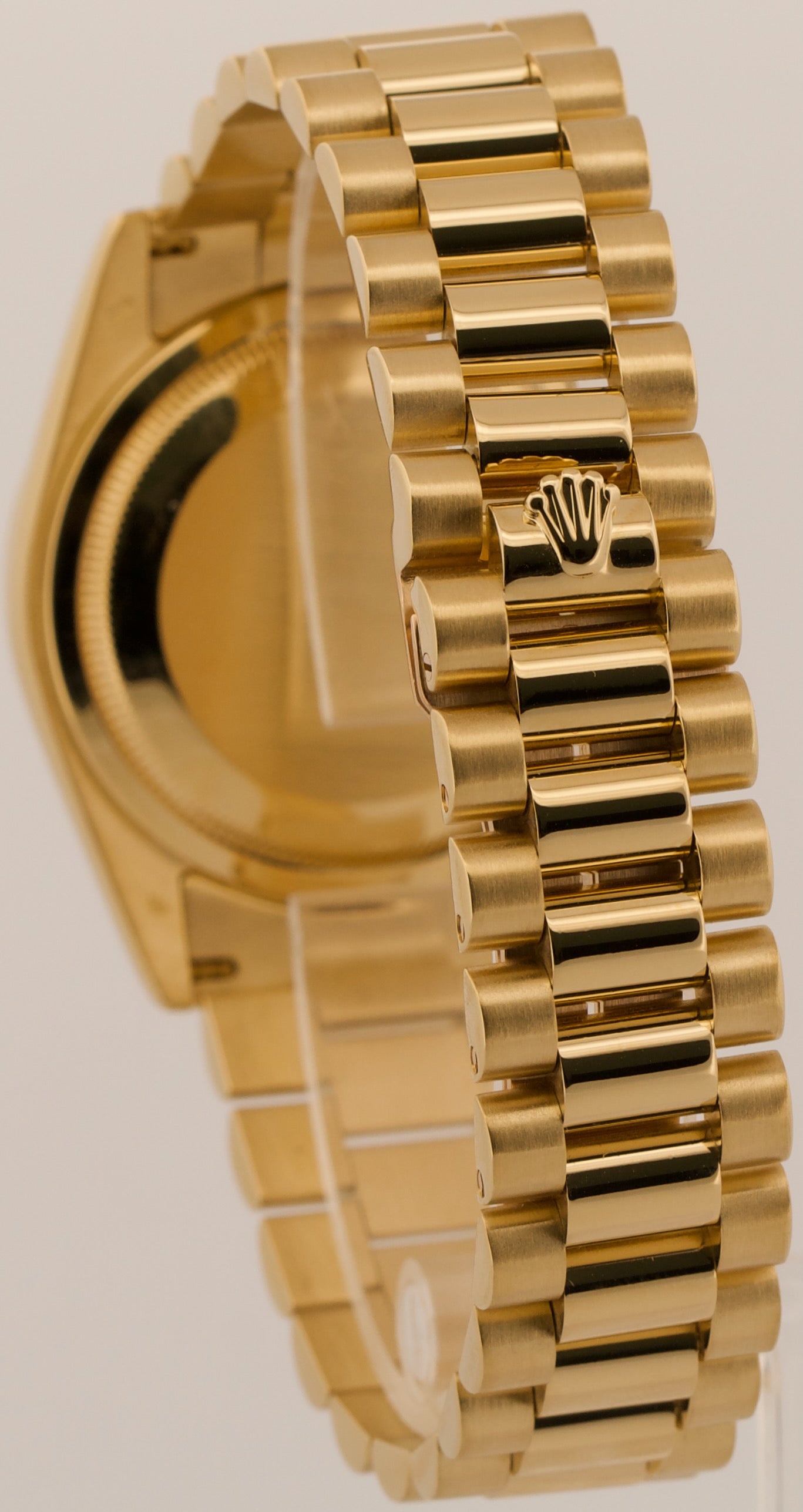 2014 RSC Rolex Day-Date President SILVERED CHAMPAGNE 36mm 18K Gold 118238 BOX