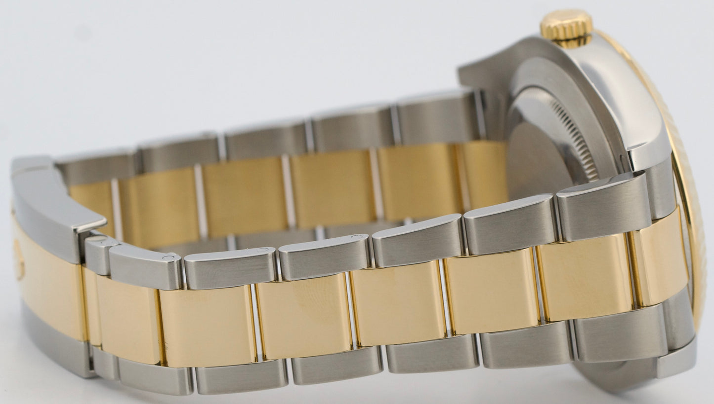 Rolex Datejust II WIMBLEDON Rhodium Roman 18K Gold Steel OYSTER 41mm 116333