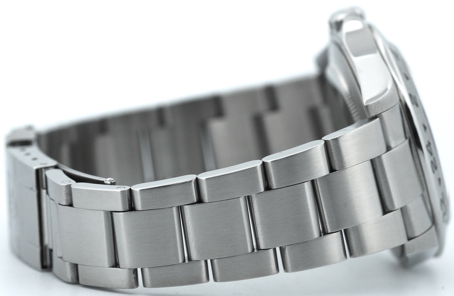 PAPERS Rolex Explorer II 40mm BLACK Steel NO-HOLES Red GMT Watch 16570 BOX