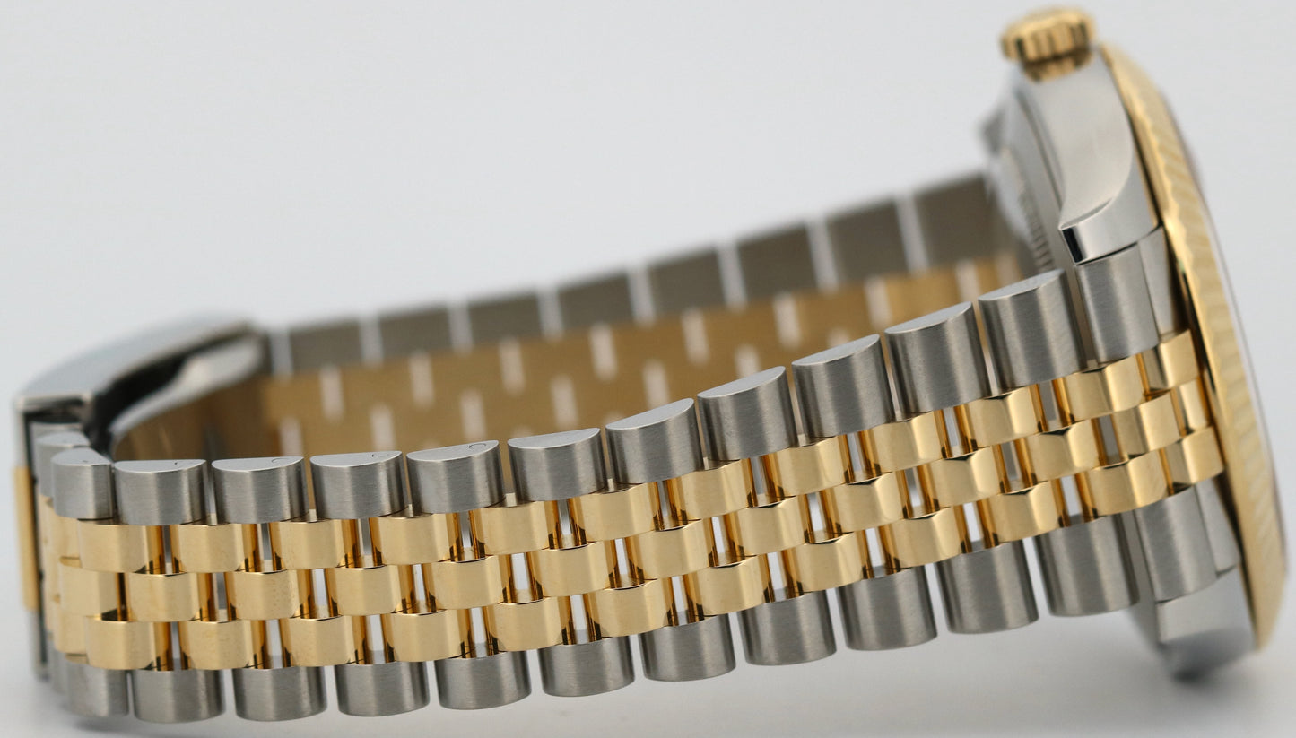 PAPERS Rolex DateJust 41 WIMBLEDON Roman 18K Steel JUBILEE 41mm 126333 Watch BOX