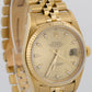 VINTAGE 1986 Rolex DateJust 36mm CHAMPAGNE DIAMOND 18K Yellow Gold JUBILEE 16018