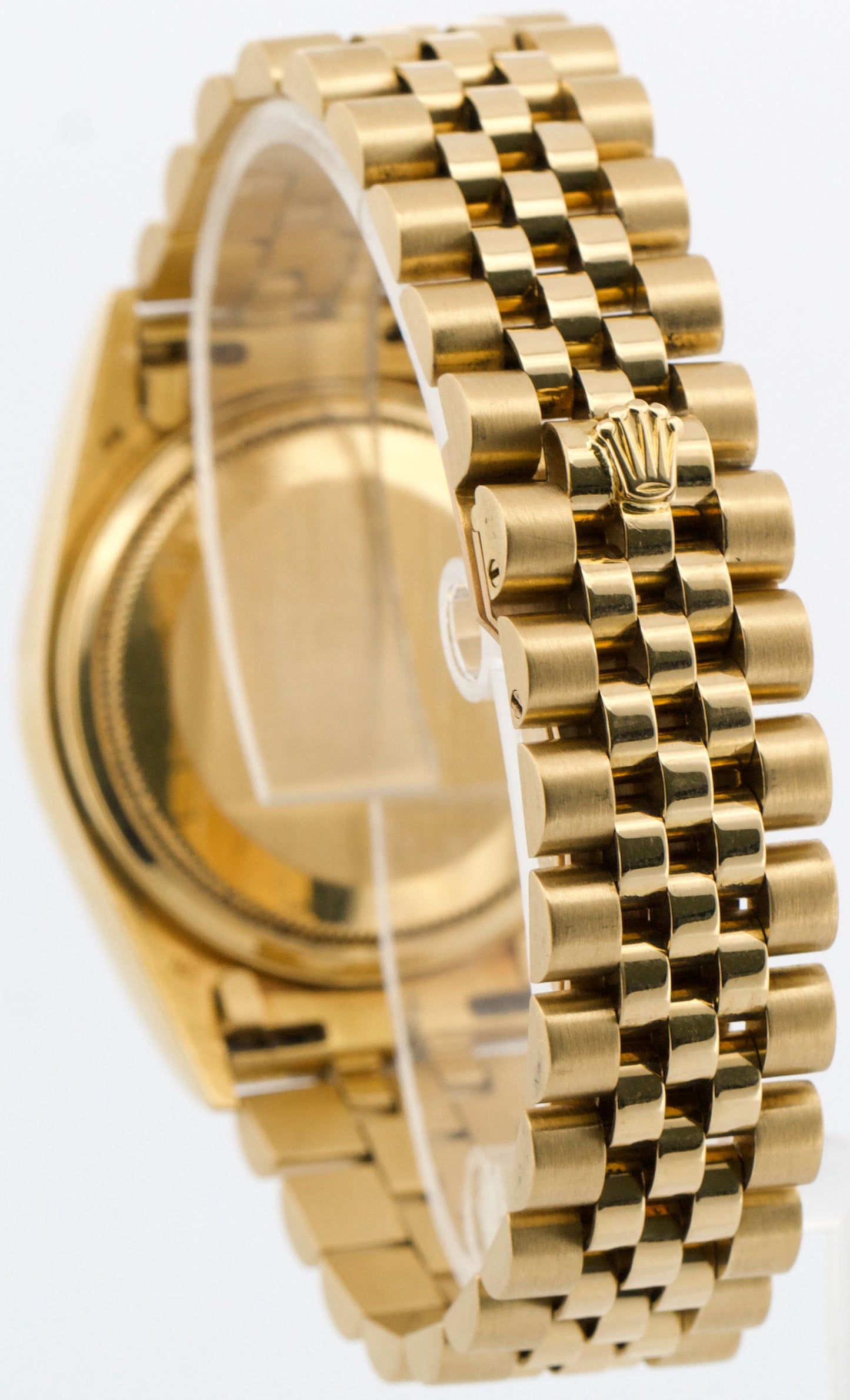 VINTAGE 1986 Rolex DateJust 36mm CHAMPAGNE DIAMOND 18K Yellow Gold JUBILEE 16018