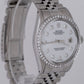 Rolex DateJust DIAMOND MOP 36mm Stainless Steel Automatic Jubilee Watch 1603