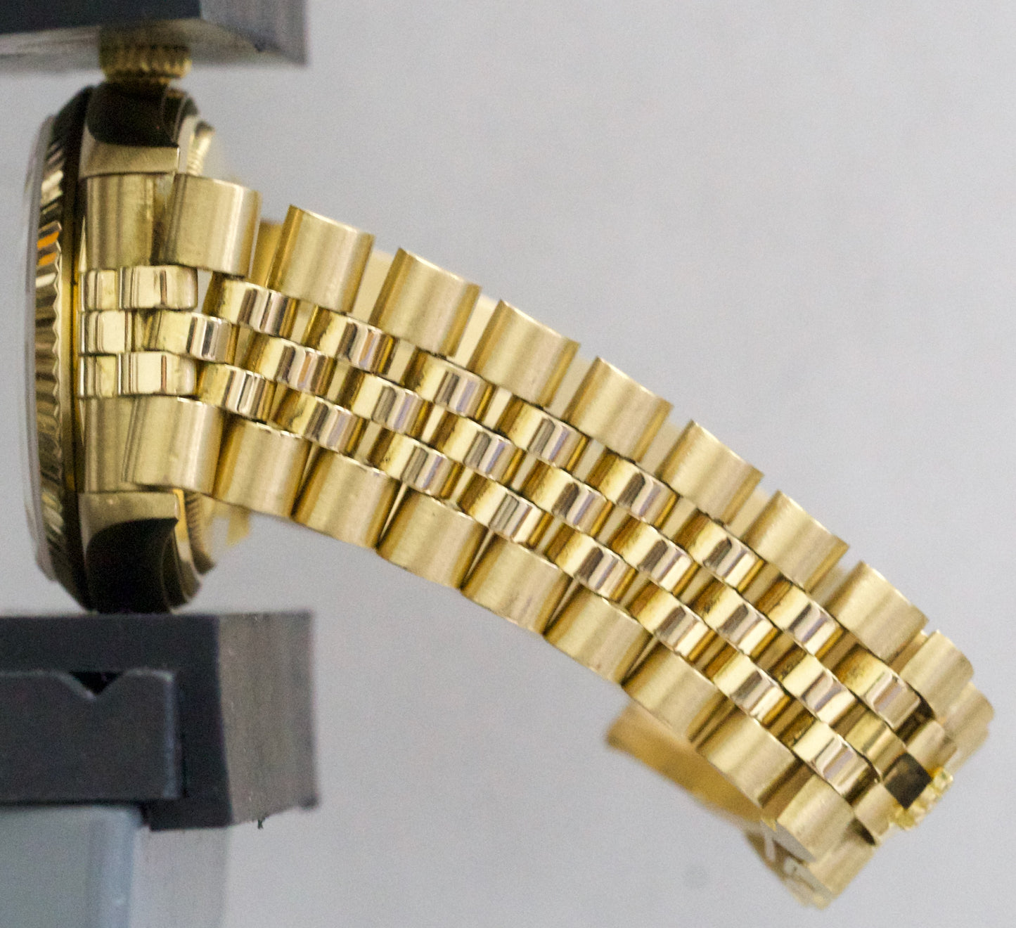 VINTAGE 1986 Rolex DateJust 36mm CHAMPAGNE DIAMOND 18K Yellow Gold JUBILEE 16018