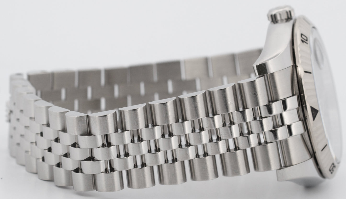 Rolex DateJust Turn-O-Graph Thunderbird BLUE Red Stainless JUBILEE 18K 116264