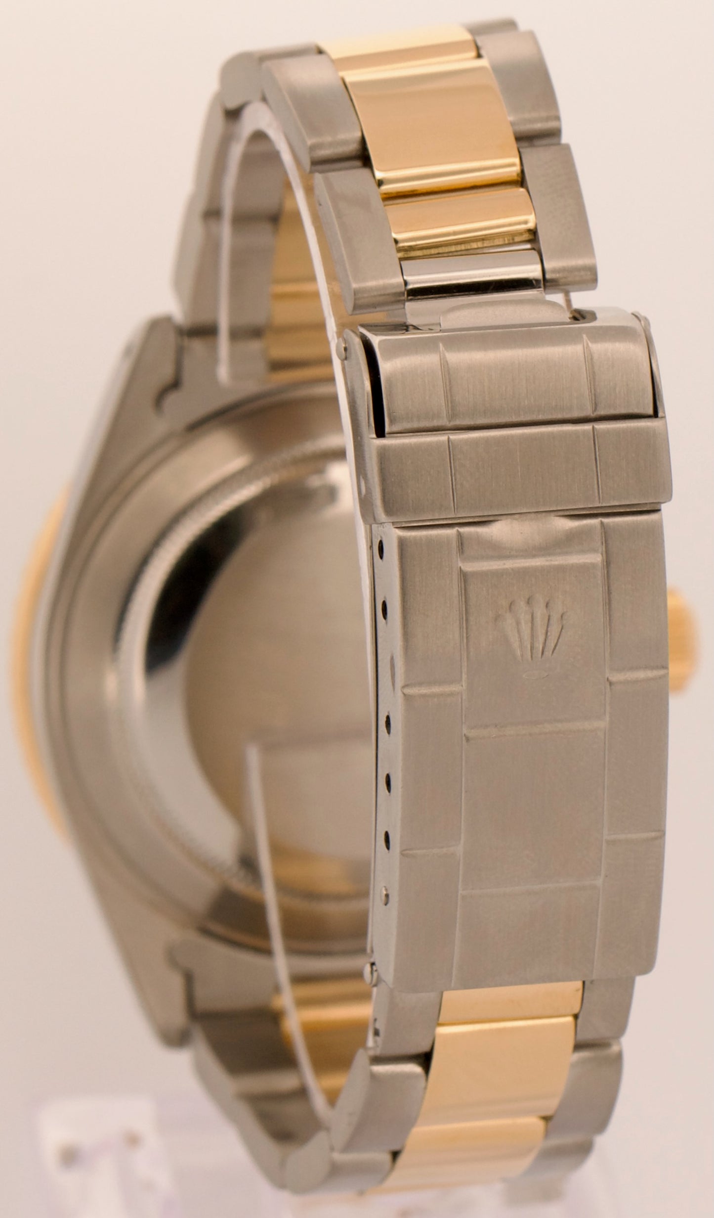1990 PAPERS Rolex Submariner Date 40mm BLACK 18K Yellow Gold Steel 16613 BOX
