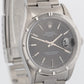Rolex Oyster Perpetual Date 34mm BLACK Stainless Steel Oyster NO-HOLES 15210