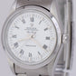 MINT Rolex Air-King Precision White Stainless Steel 34mm Automatic Watch 14000