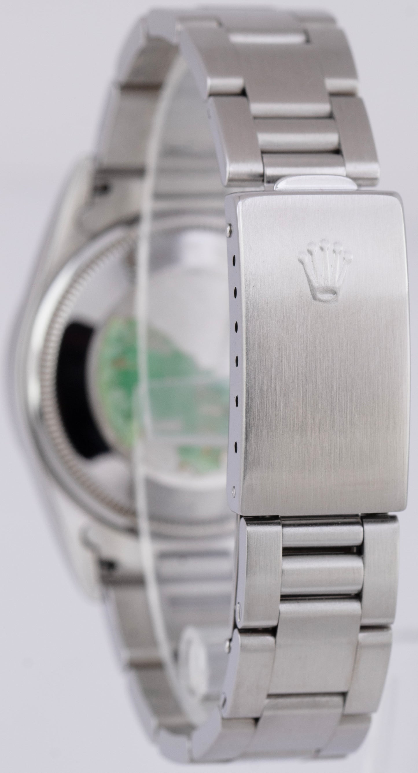 MINT Rolex Air-King Precision White Stainless Steel 34mm Automatic Watch 14000