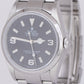 Rolex Explorer I Black 36mm 3-6-9 Stainless Steel Oyster Automatic Watch 114270