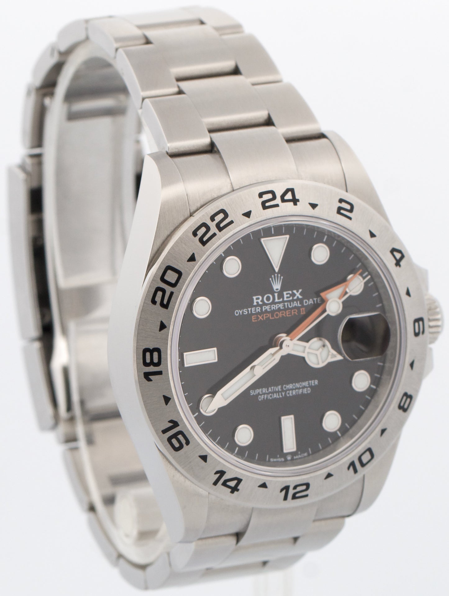 2025 PAPERS Rolex Explorer II 42mm BLACK Stainless Steel GMT 226570 Watch BOX