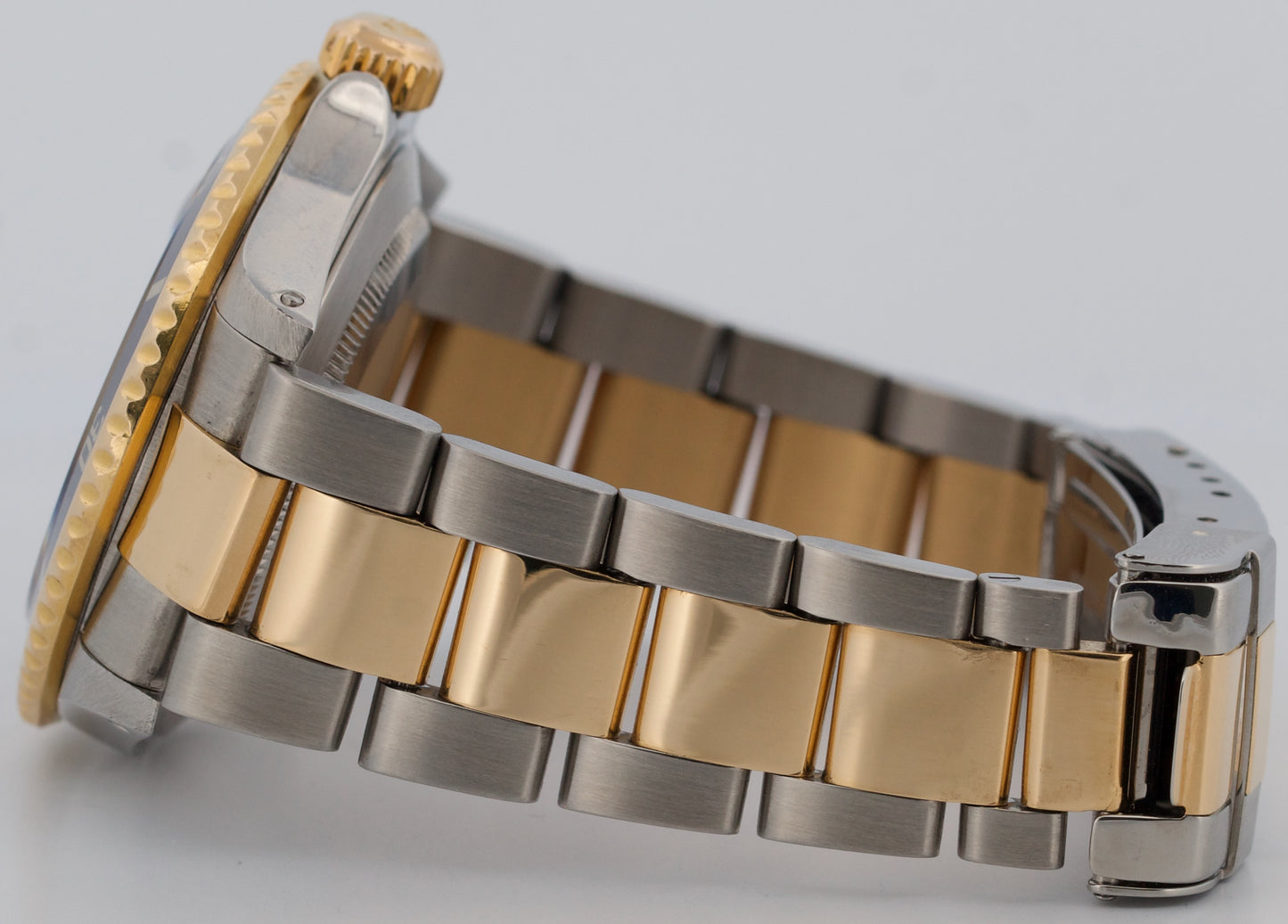 Rolex Submariner Date 40mm Patina FACTORY RHODIUM SERTI Diamond 18K Steel 16613