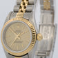 Rolex Oyster Perpetual 24mm CHAMPAGNE 18K Yellow Gold Steel JUBILEE 76193 Watch