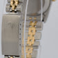 Rolex Oyster Perpetual 24mm CHAMPAGNE 18K Yellow Gold Steel JUBILEE 76193 Watch