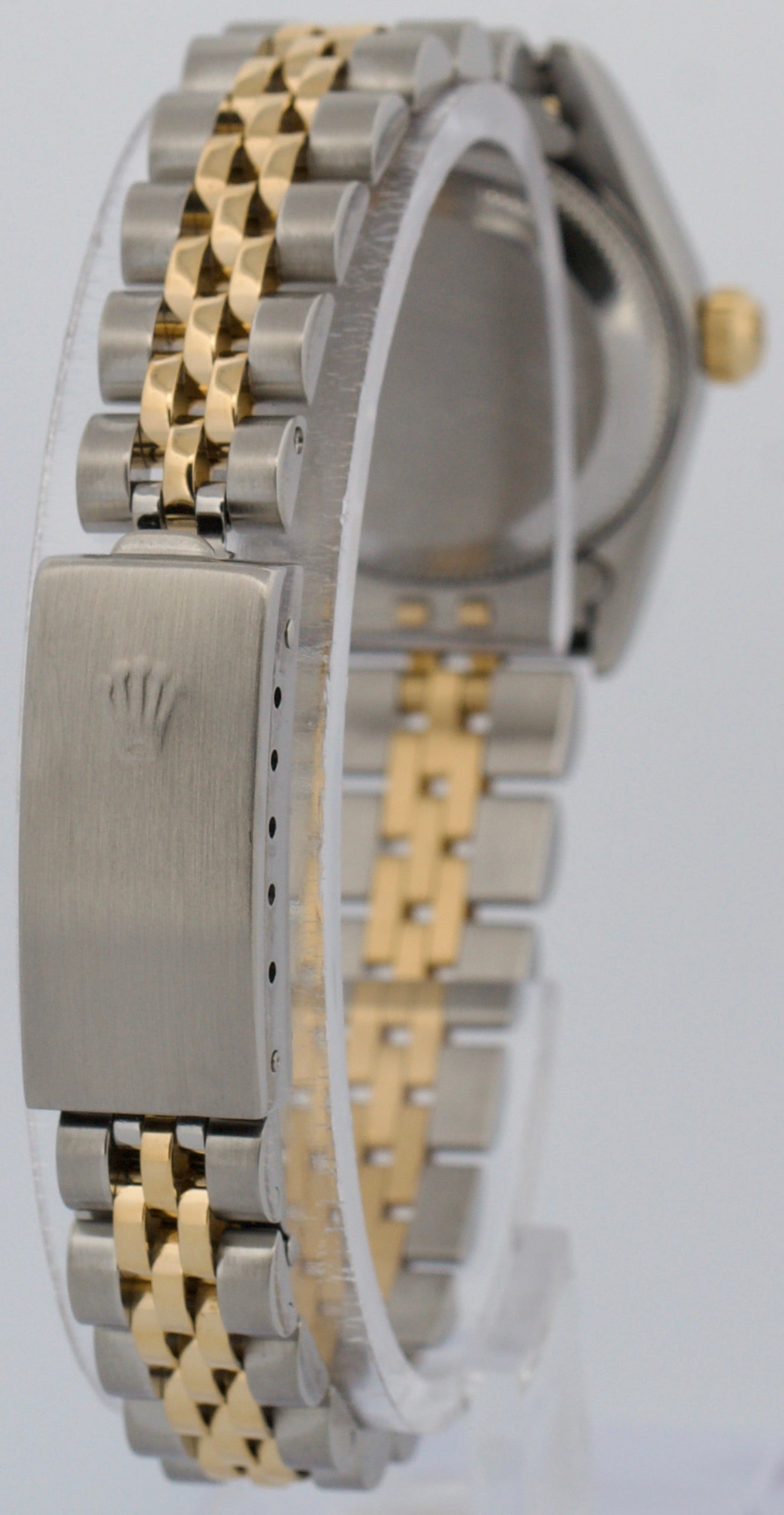 Rolex Oyster Perpetual 24mm CHAMPAGNE 18K Yellow Gold Steel JUBILEE 76193 Watch