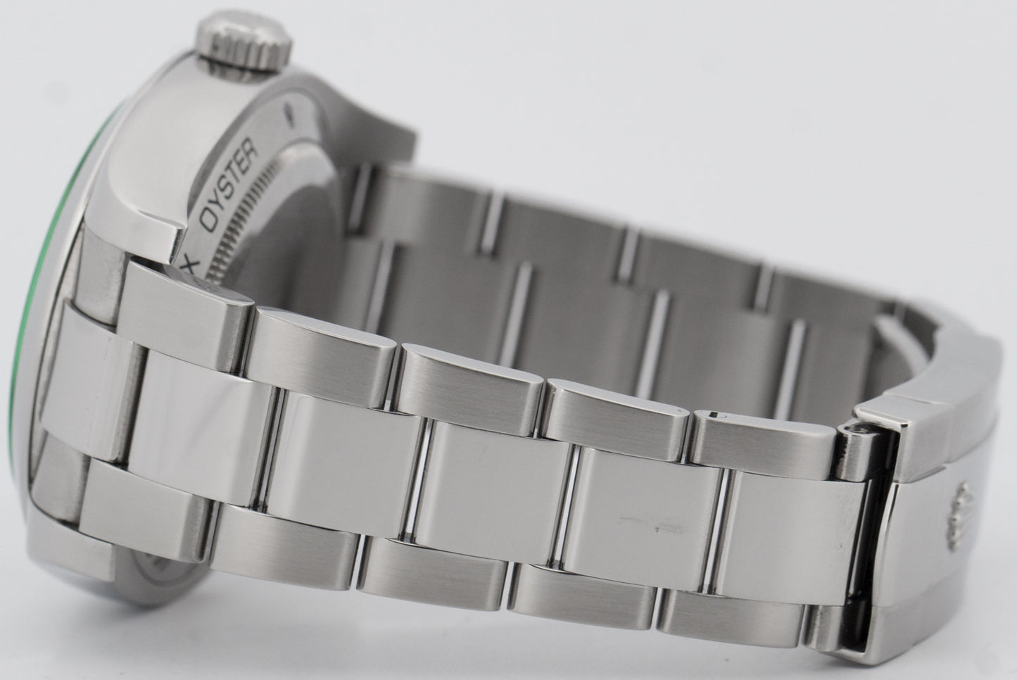 PAPERS Rolex Milgauss Green BLACK 40mm 116400 GV Stainless Steel Watch BOX