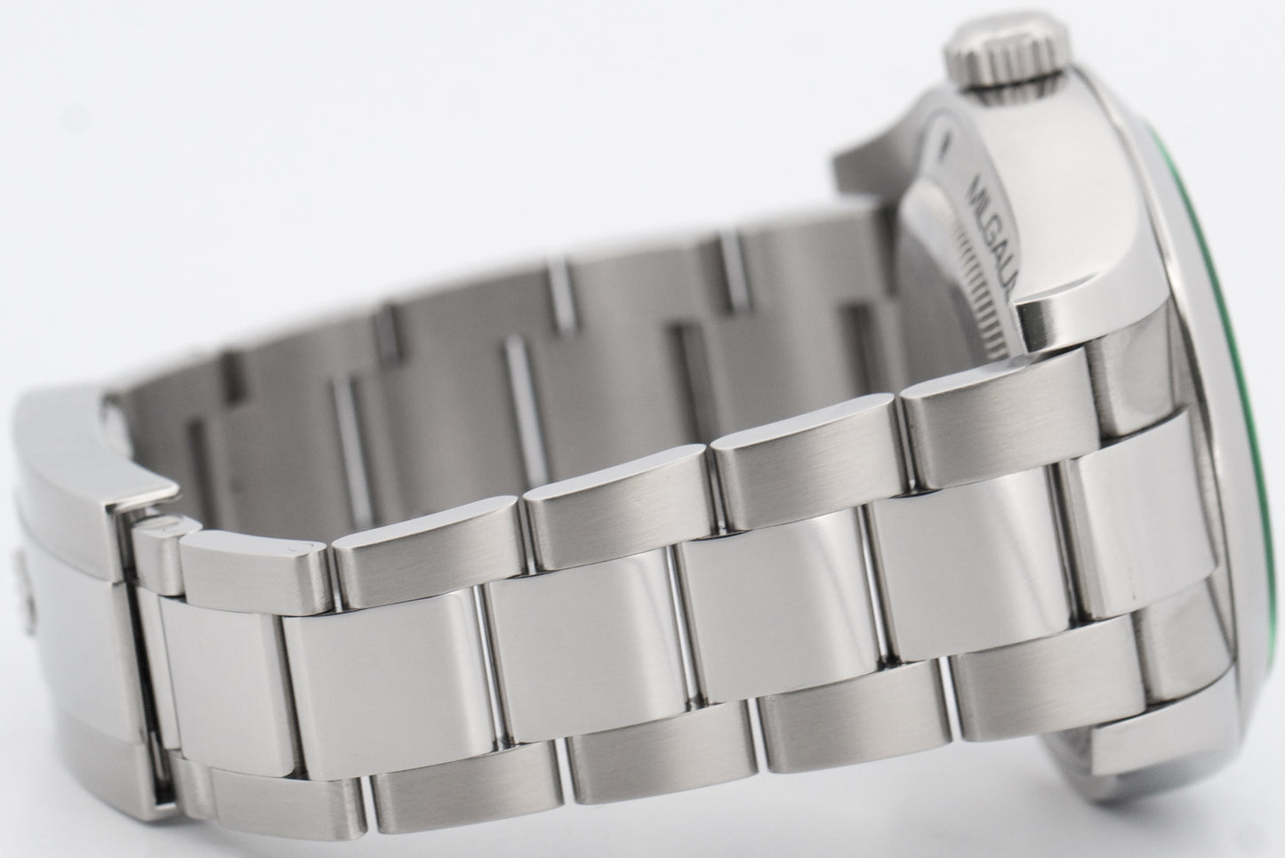 PAPERS Rolex Milgauss Green BLACK 40mm 116400 GV Stainless Steel Watch BOX