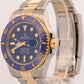 Rolex Submariner Date 41mm Ceramic BLUE Two-Tone 18K Gold Steel 126613 LB BOX