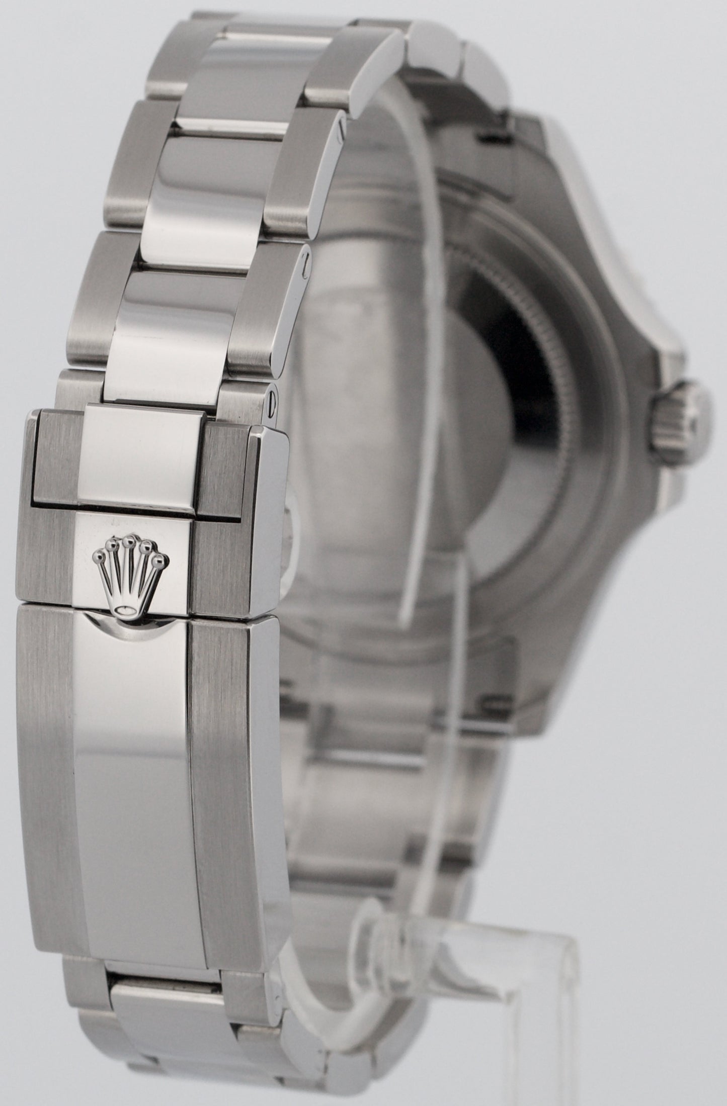 2021 PAPERS Rolex Yacht-Master RHODIUM 37mm Steel Grey Blue 268622 Watch BOX