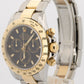 PAPERS Rolex Daytona Cosmograph BLACK 18K Yellow Gold Steel REHAUT 116523 BOX