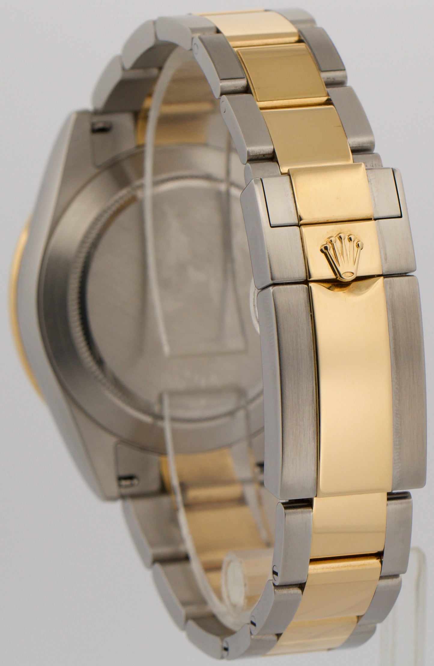 PAPERS Rolex Daytona Cosmograph BLACK 18K Yellow Gold Steel REHAUT 116523 BOX