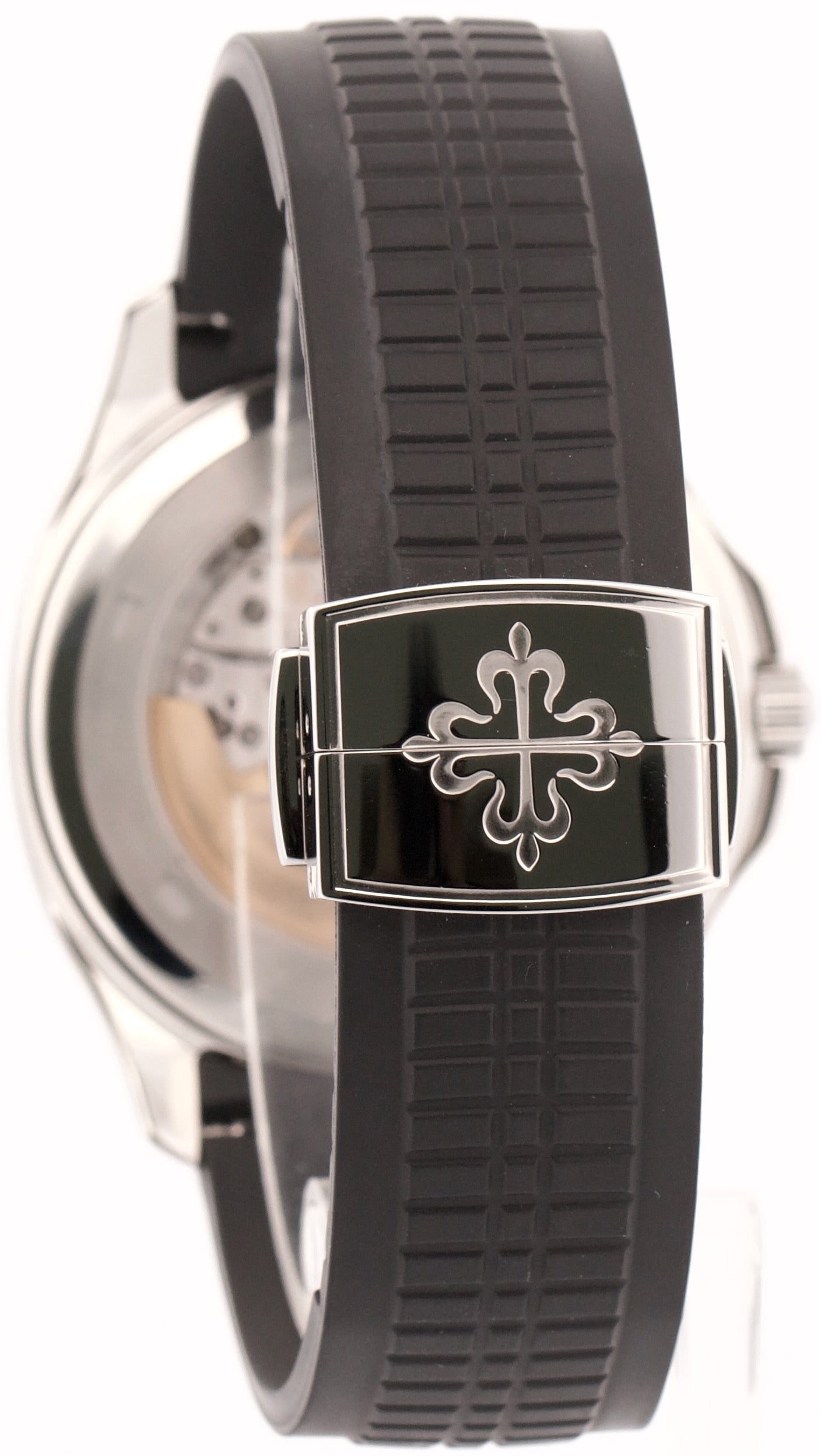 2014 PAPERS Patek Philippe Aquanaut 40.8mm BLACK Stainless Rubber 5167A-001 BOX